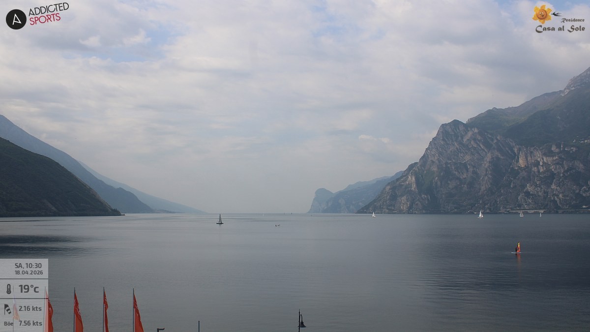 Archived image Webcam Lake Garda: Torbole