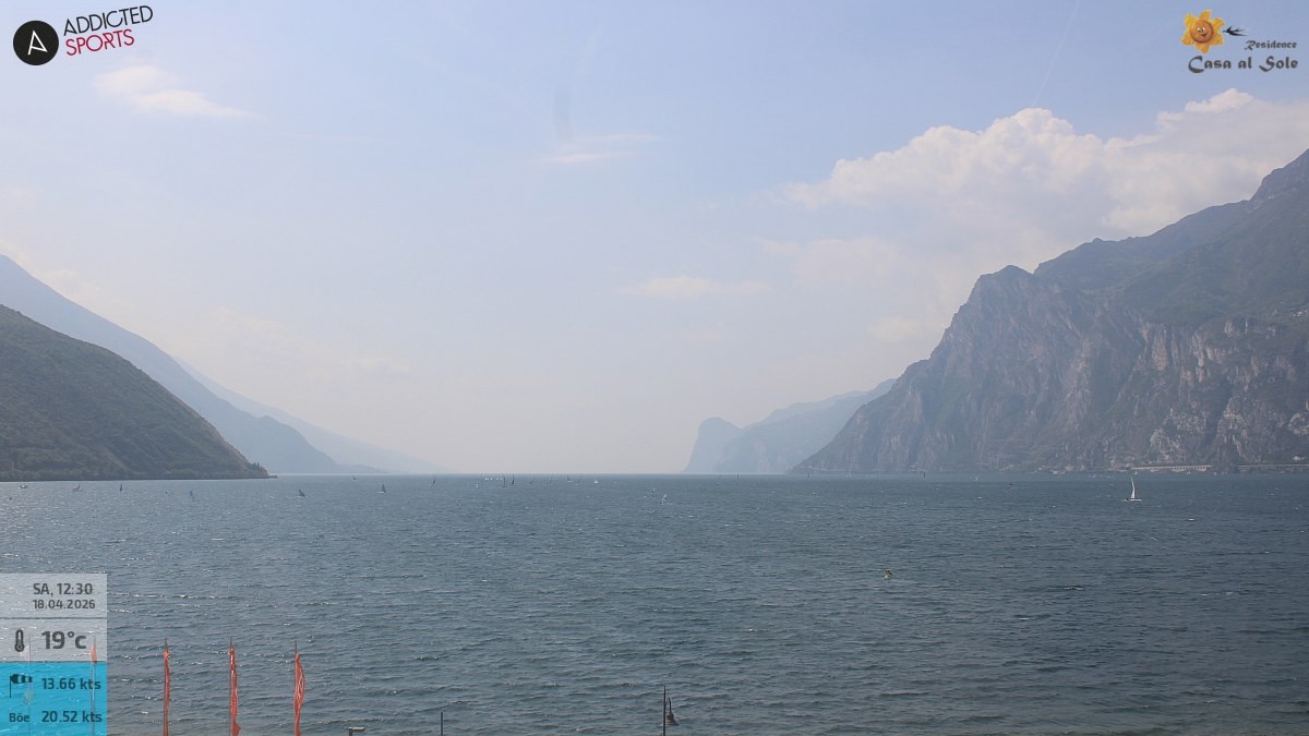 Archived image Webcam Lake Garda: Torbole
