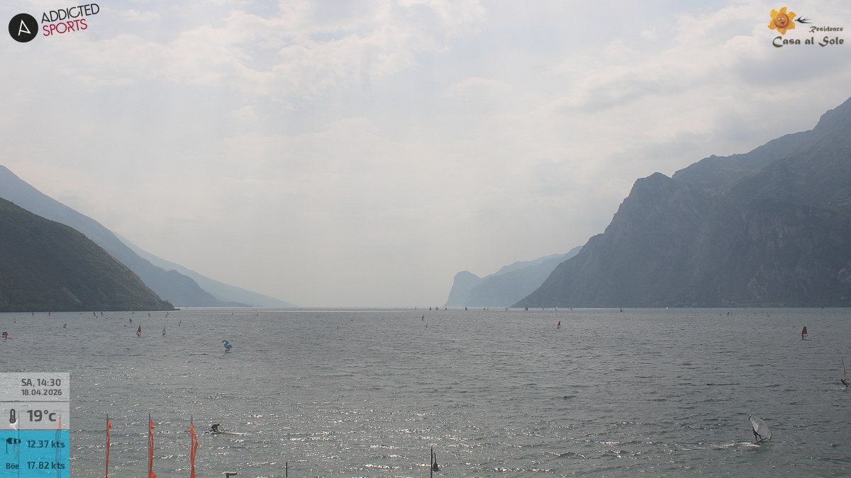 Archived image Webcam Lake Garda: Torbole
