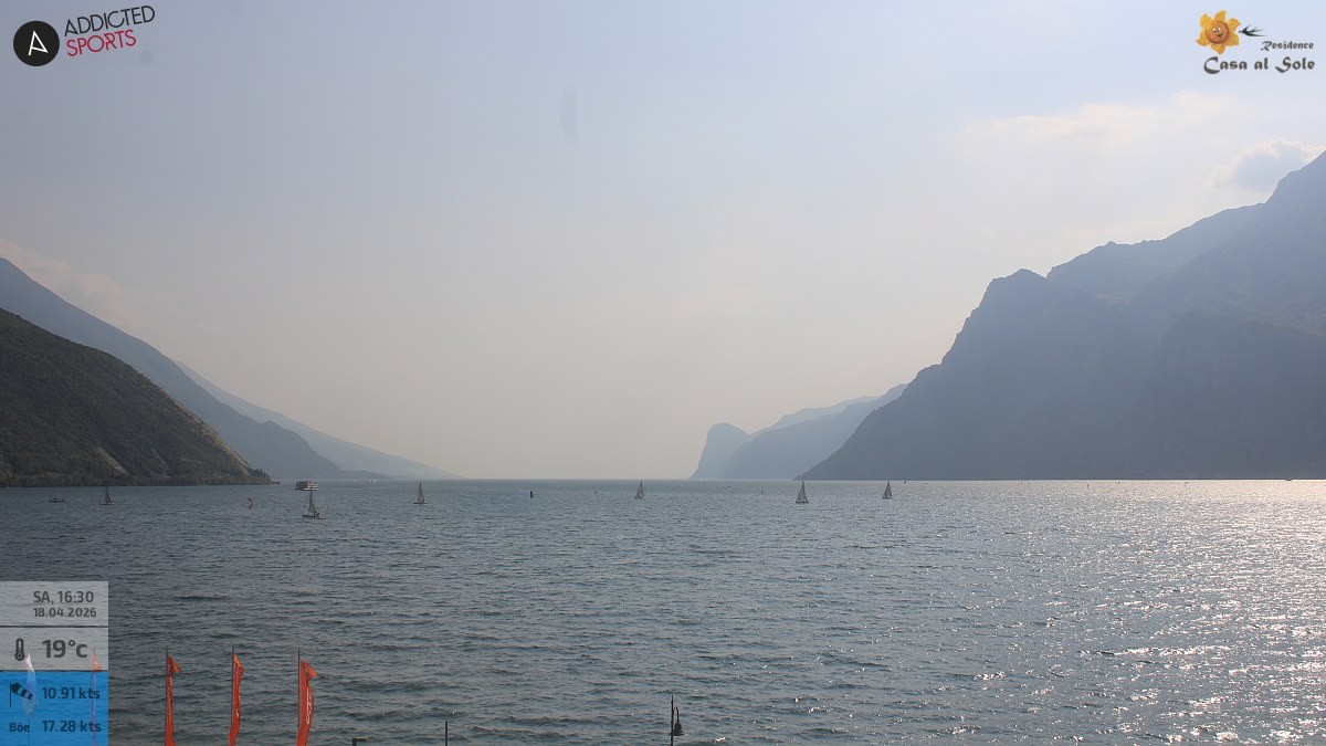 Archived image Webcam Lake Garda: Torbole
