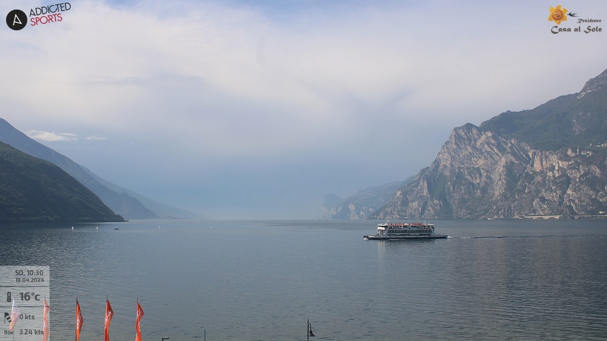 Archiv Foto Webcam Gardasee - Torbole