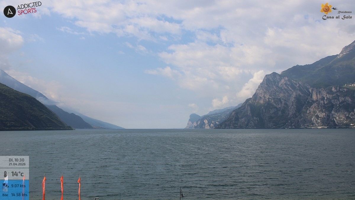 Archived image Webcam Lake Garda: Torbole