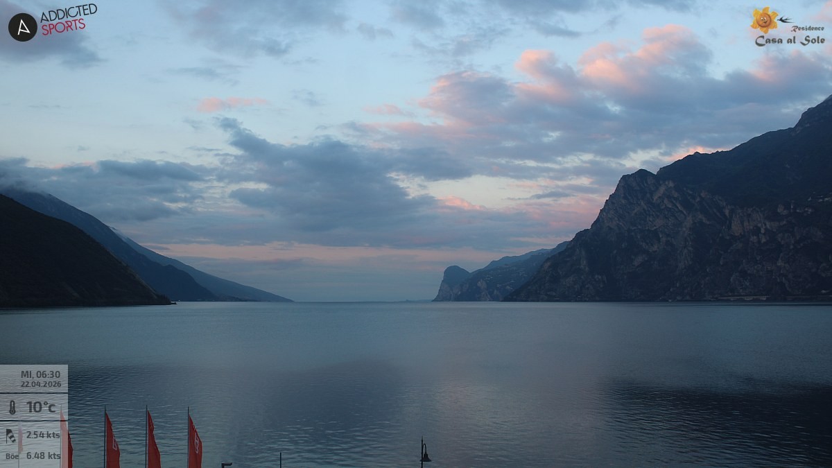 Archived image Webcam Lake Garda: Torbole