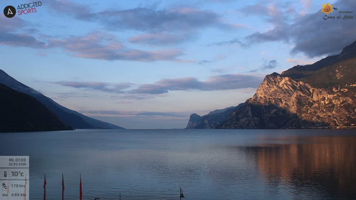 Archived image Webcam Lake Garda: Torbole