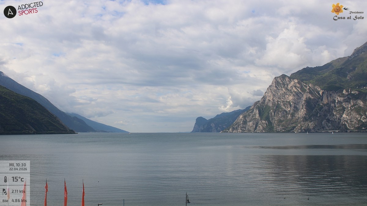 Archived image Webcam Lake Garda: Torbole