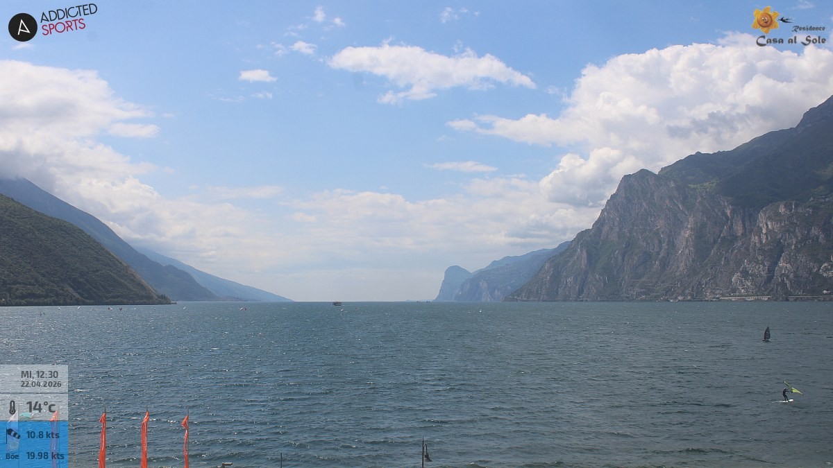 Archived image Webcam Lake Garda: Torbole