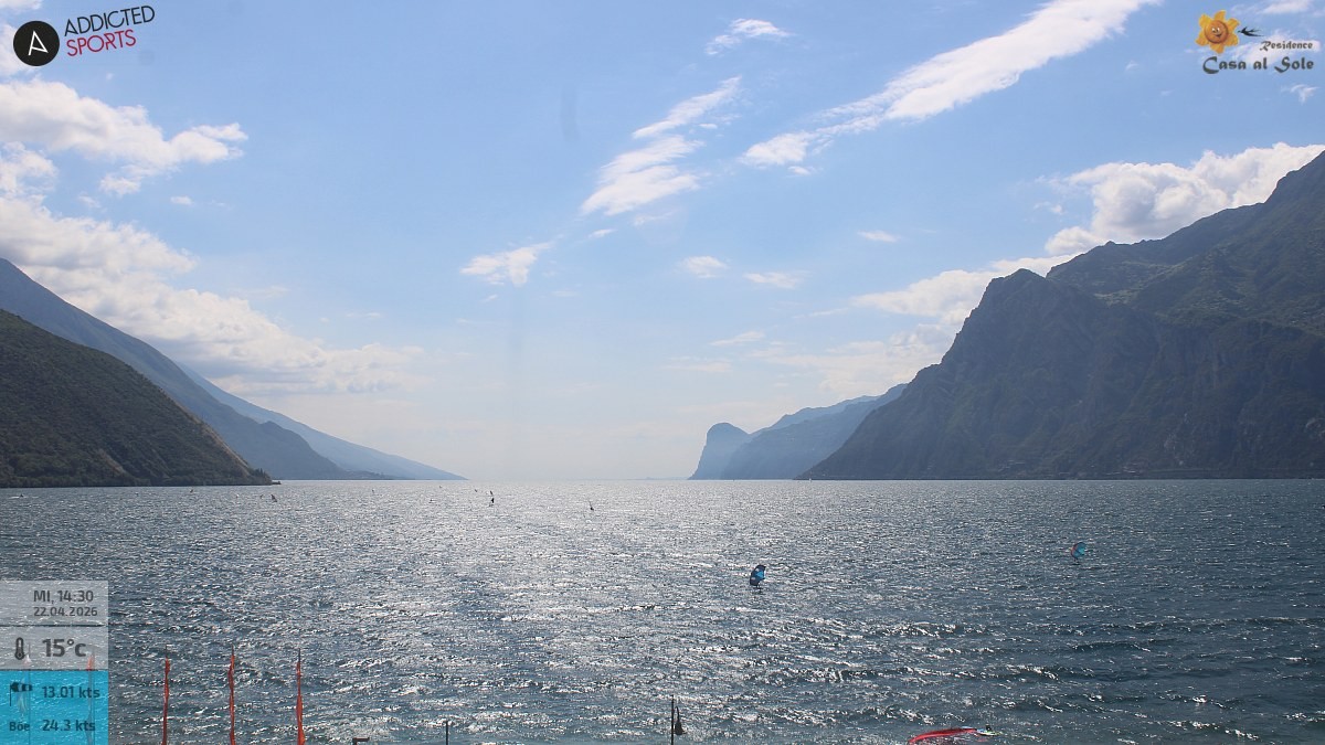 Archived image Webcam Lake Garda: Torbole