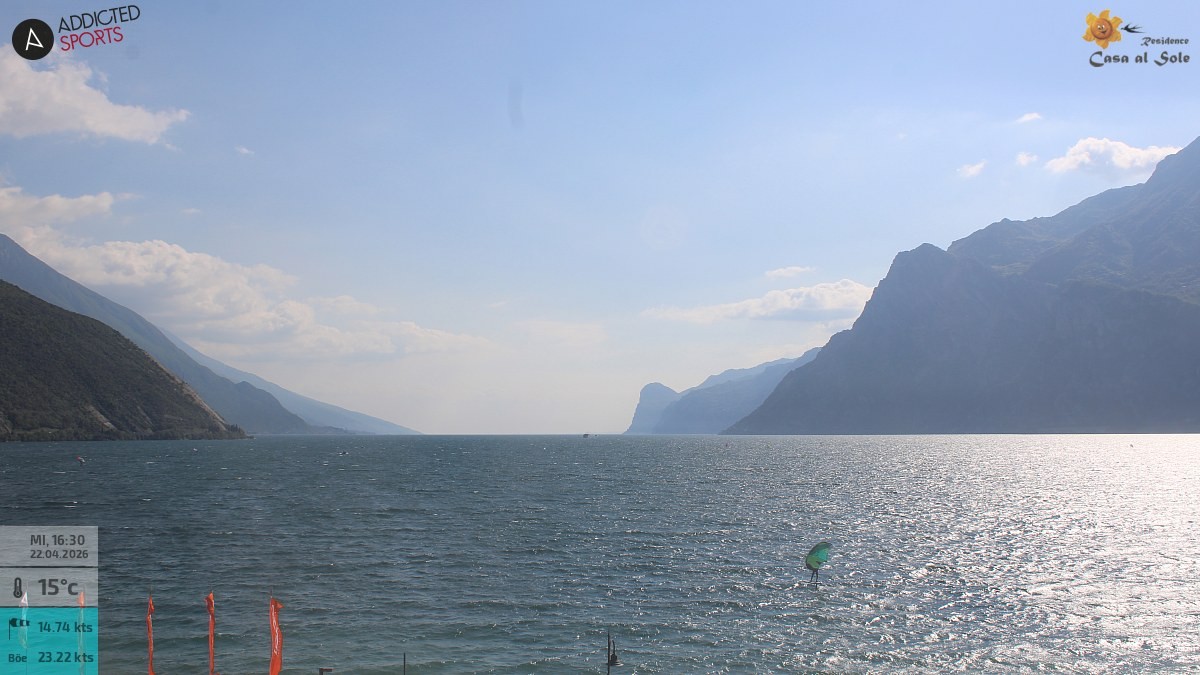 Archived image Webcam Lake Garda: Torbole