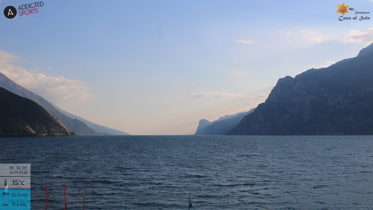 Archived image Webcam Lake Garda: Torbole