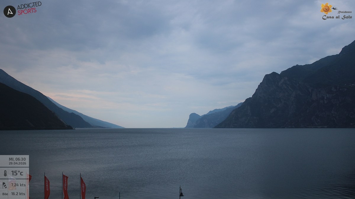 Archived image Webcam Lake Garda: Torbole