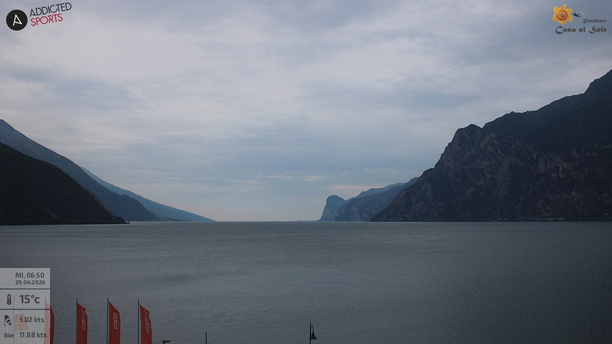 Archived image Webcam Lake Garda: Torbole