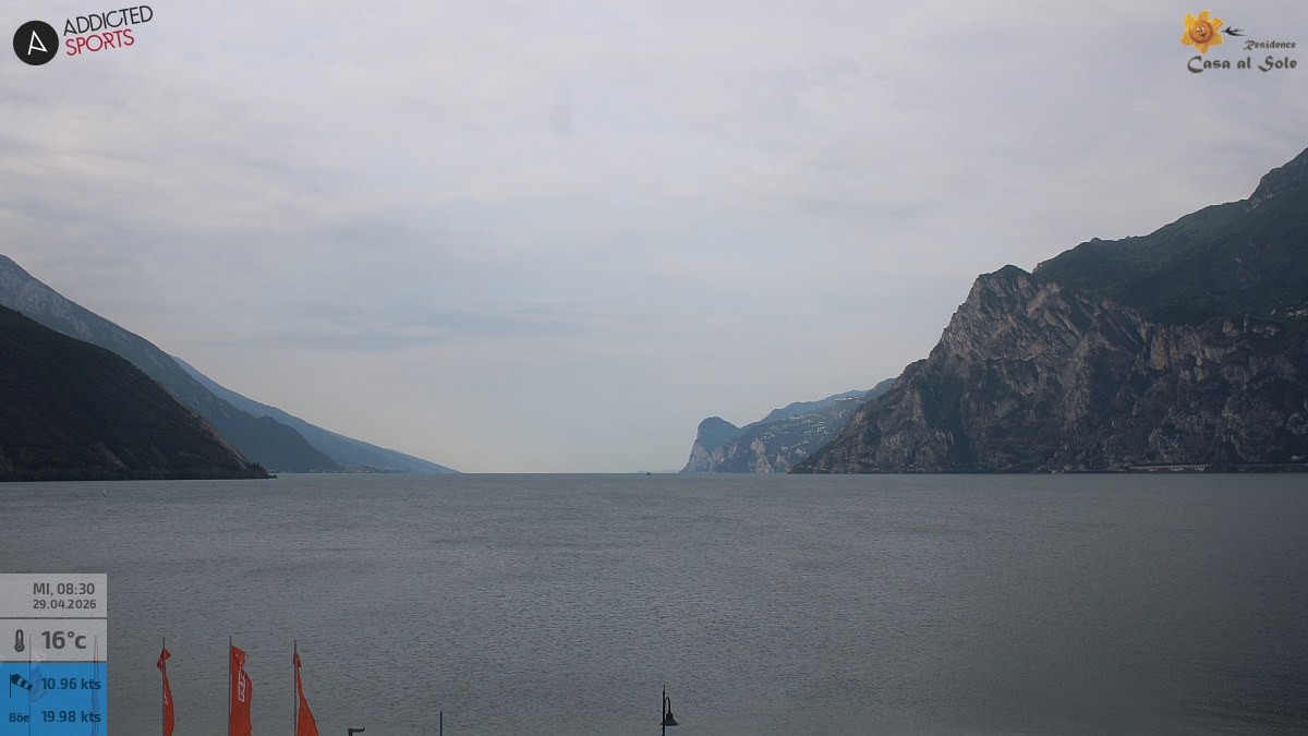 Archived image Webcam Lake Garda: Torbole