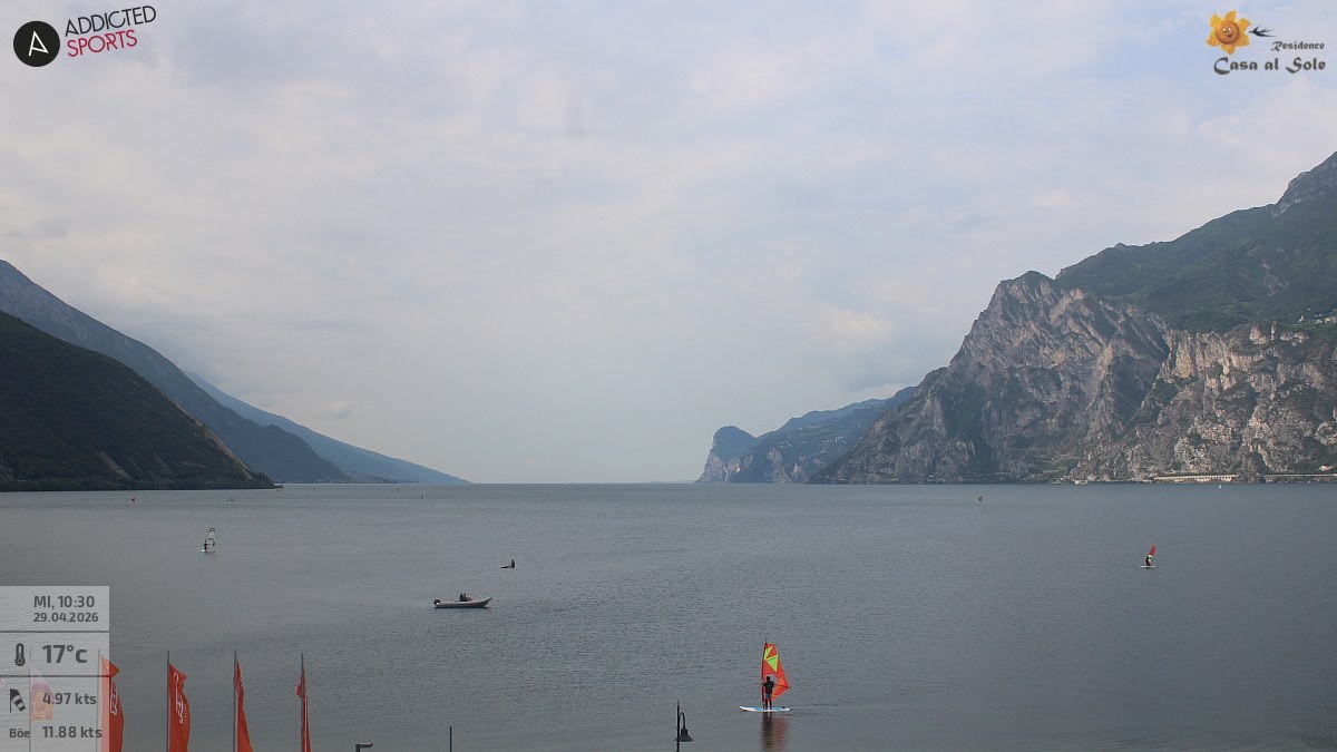 Archiv Foto Webcam Gardasee - Torbole