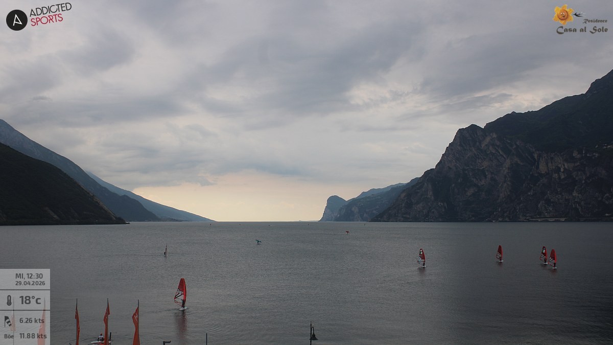 Archiv Foto Webcam Gardasee - Torbole