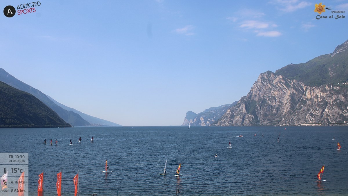 Archiv Foto Webcam Gardasee - Torbole