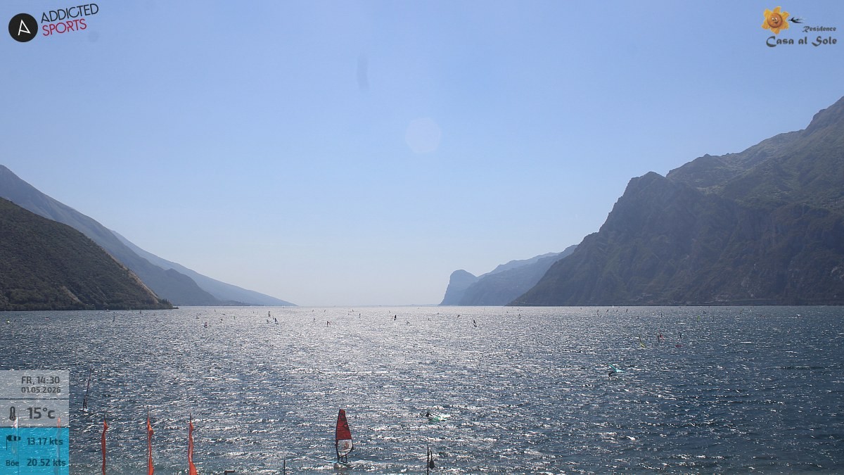 Archiv Foto Webcam Gardasee - Torbole