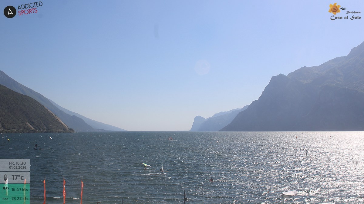 Archiv Foto Webcam Gardasee - Torbole