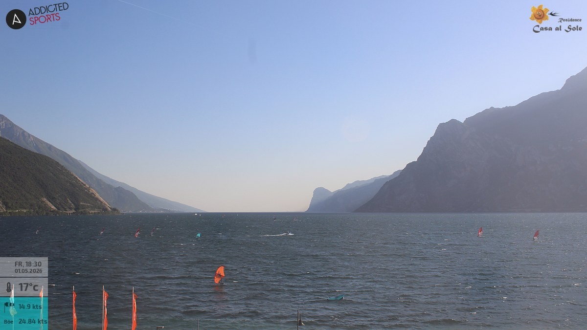 Archiv Foto Webcam Gardasee - Torbole