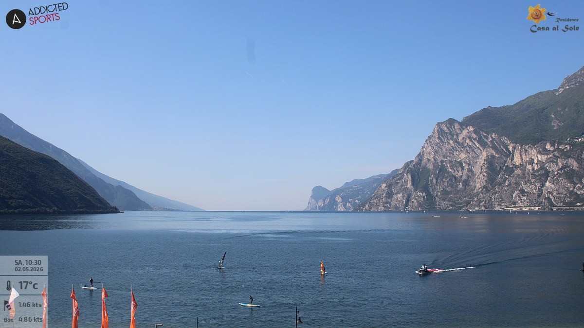 Archiv Foto Webcam Gardasee - Torbole