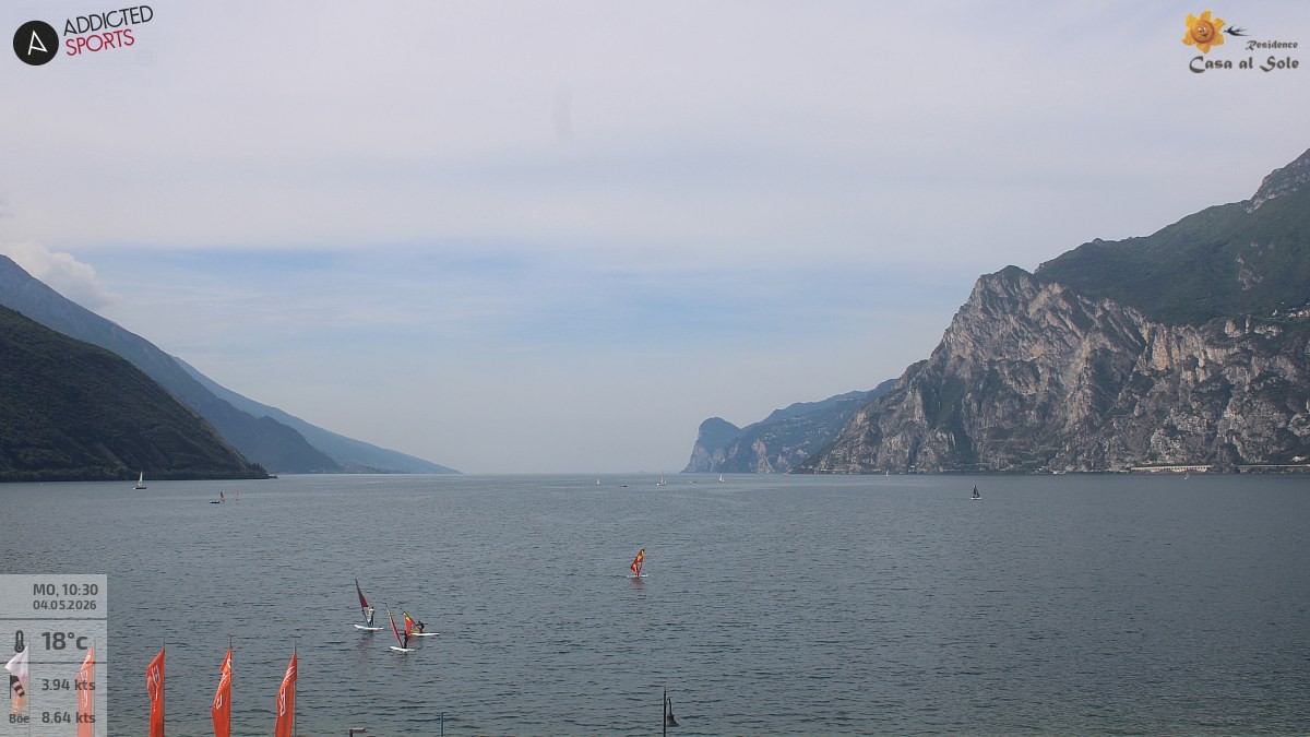 Archiv Foto Webcam Gardasee - Torbole