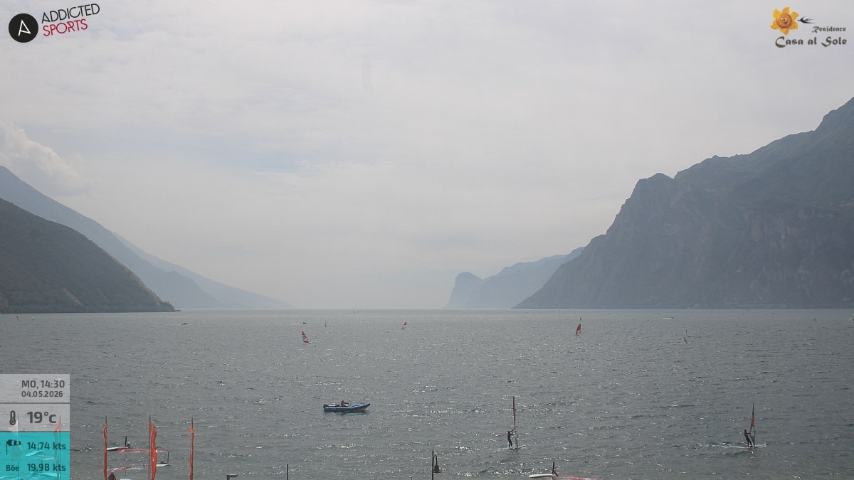 Archiv Foto Webcam Gardasee - Torbole