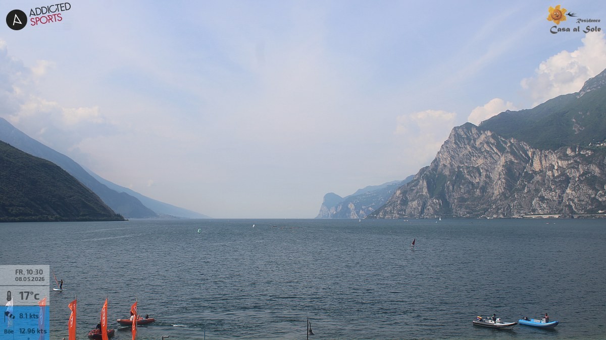 Archiv Foto Webcam Gardasee - Torbole