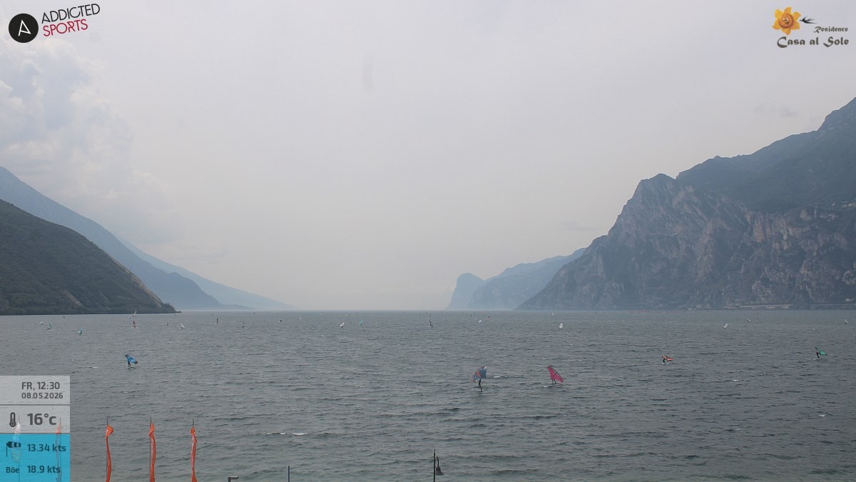 Archiv Foto Webcam Gardasee - Torbole