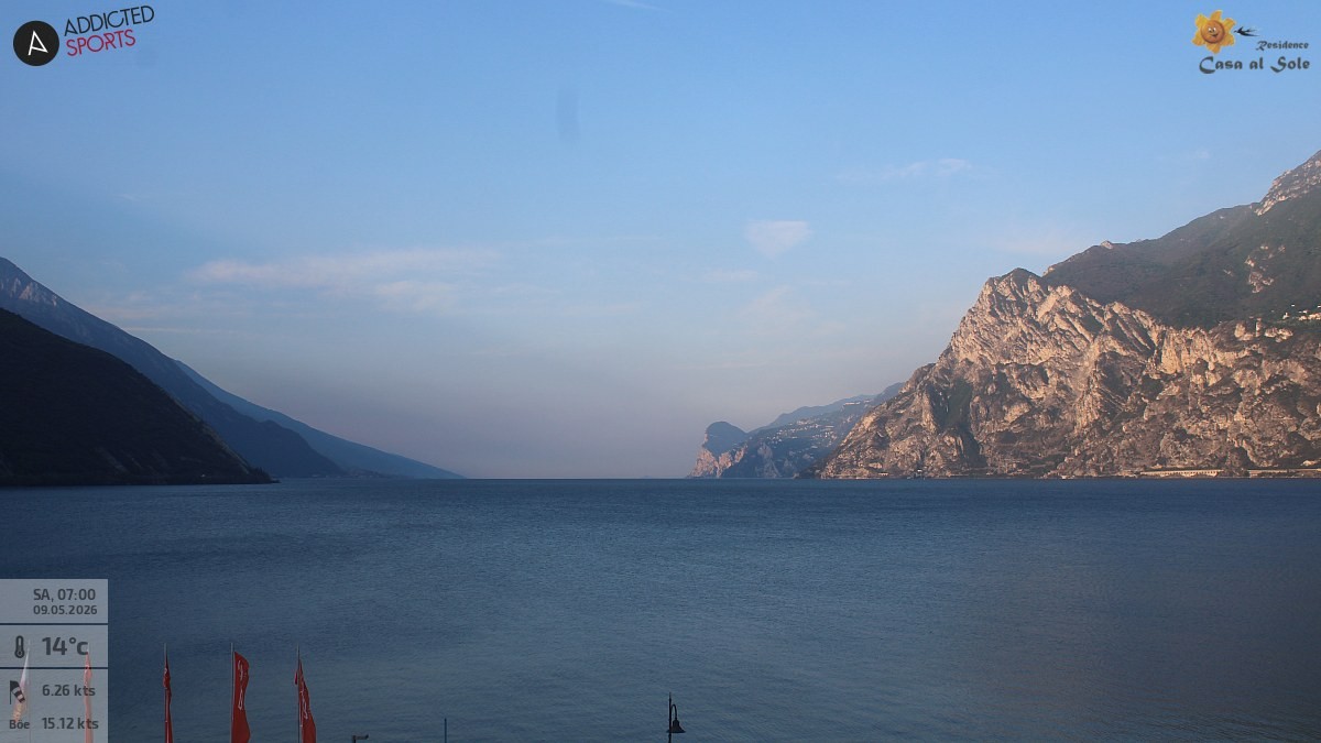 Archiv Foto Webcam Gardasee - Torbole