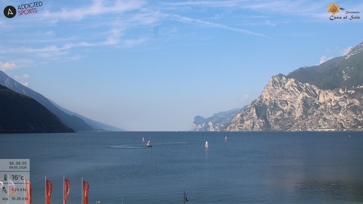 Archiv Foto Webcam Gardasee - Torbole