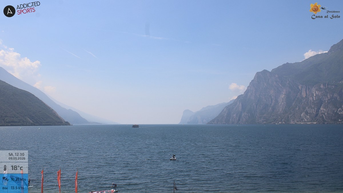 Archiv Foto Webcam Gardasee - Torbole