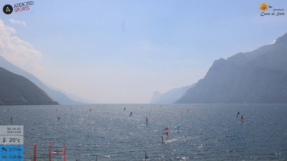 Archiv Foto Webcam Gardasee - Torbole