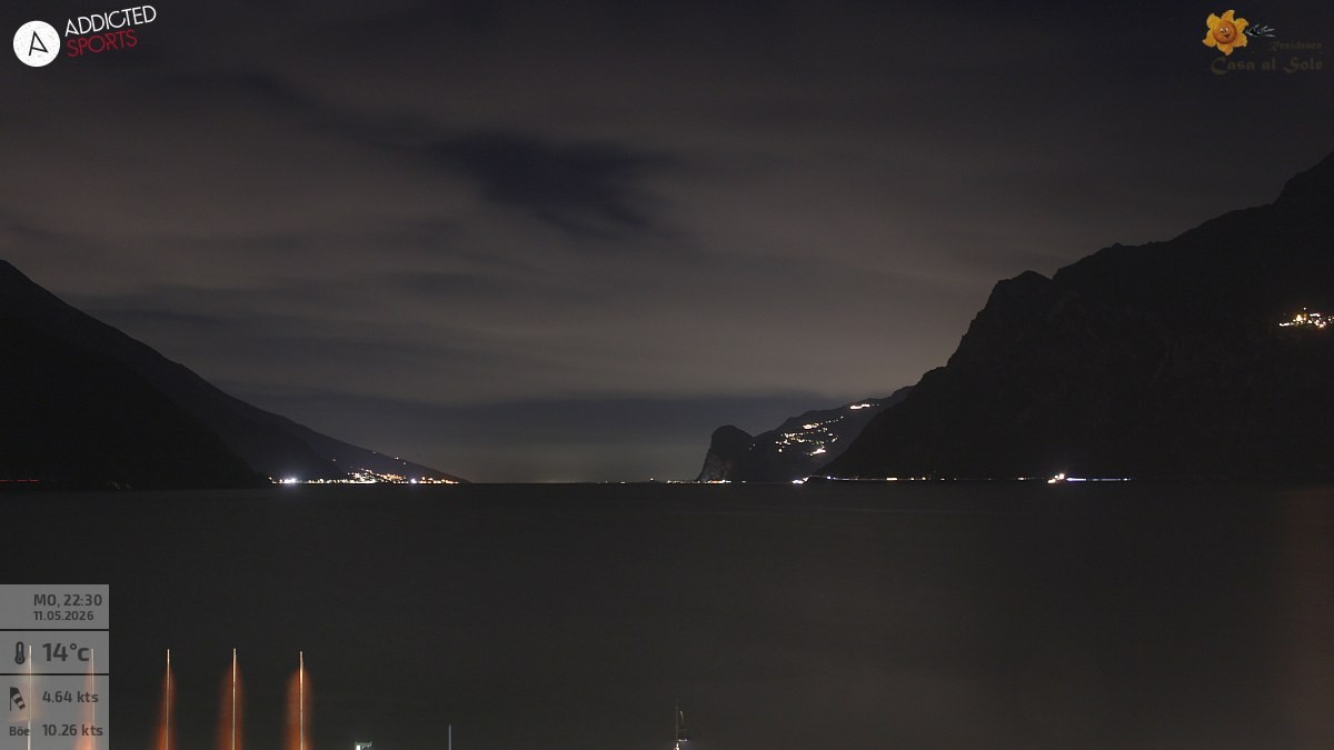 Archiv Foto Webcam Gardasee - Torbole