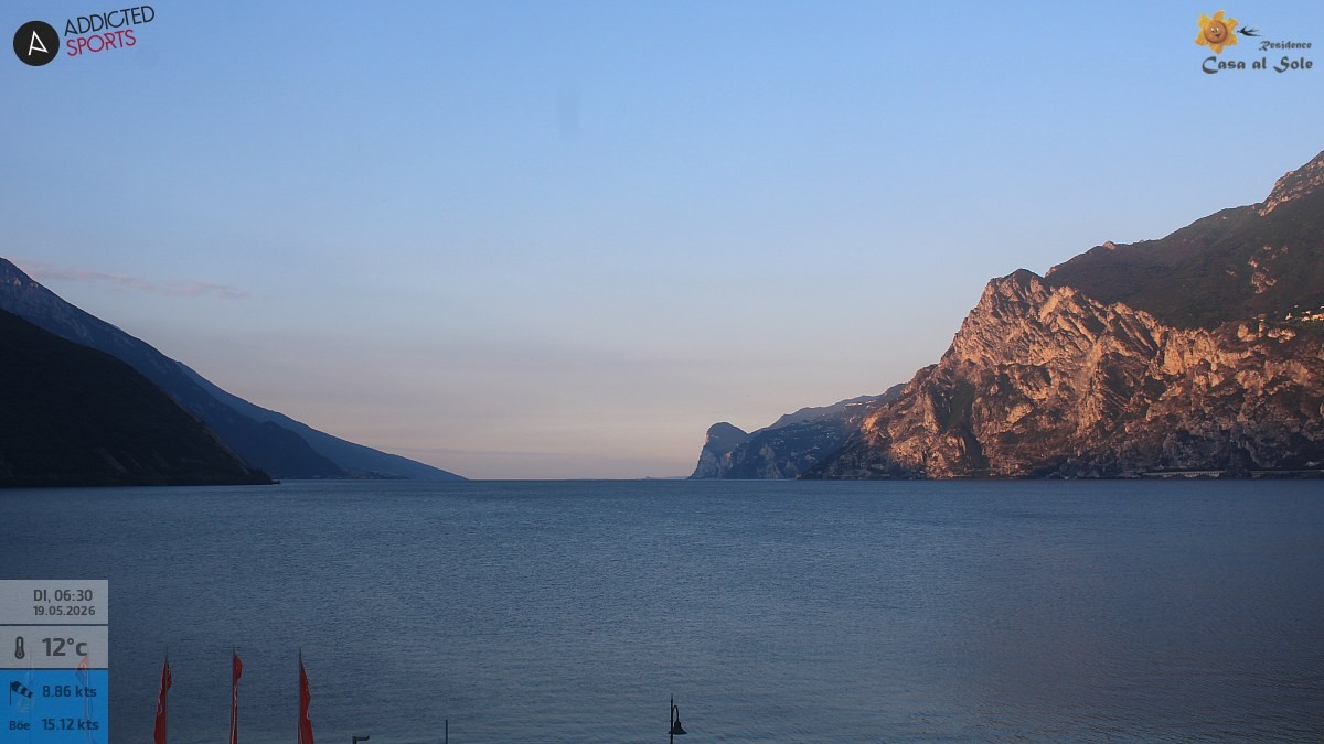 Archiv Foto Webcam Gardasee - Torbole