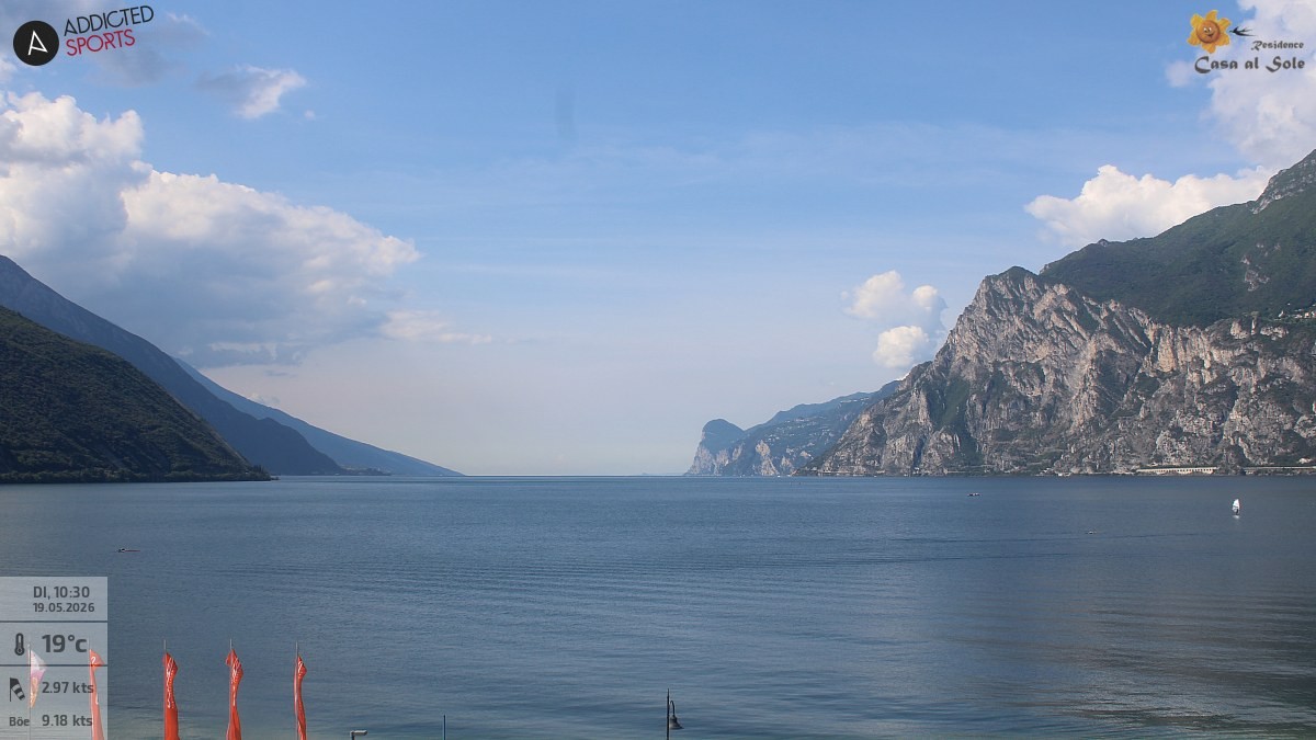 Archiv Foto Webcam Gardasee - Torbole