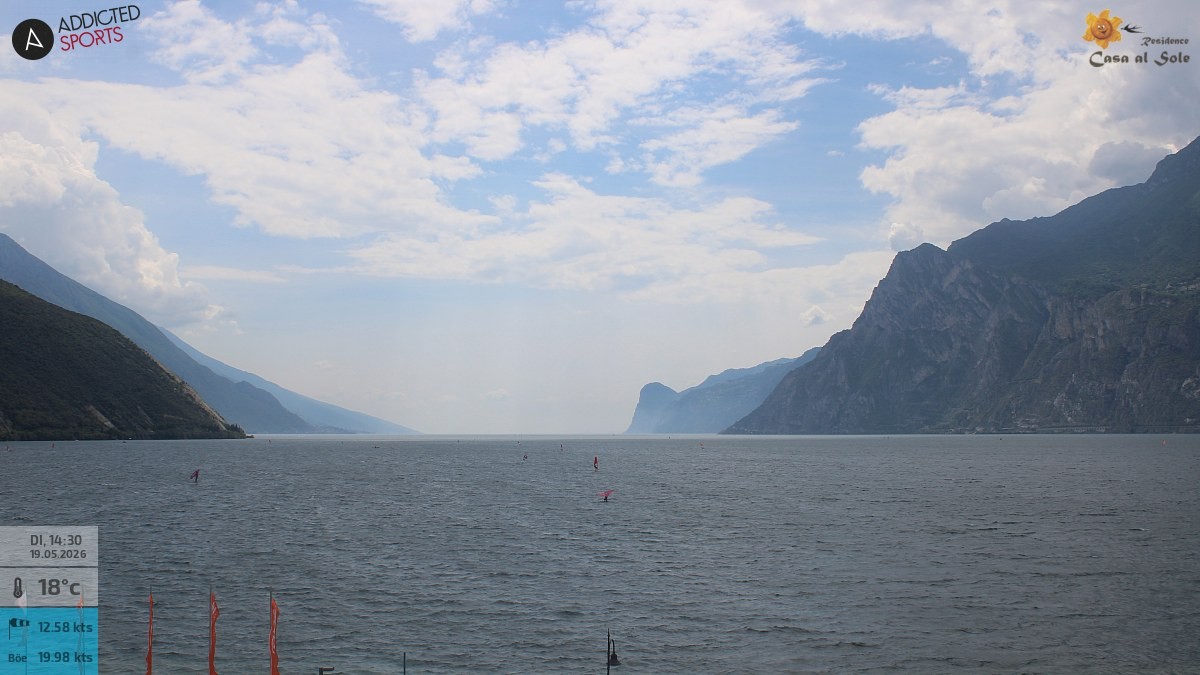 Archiv Foto Webcam Gardasee - Torbole