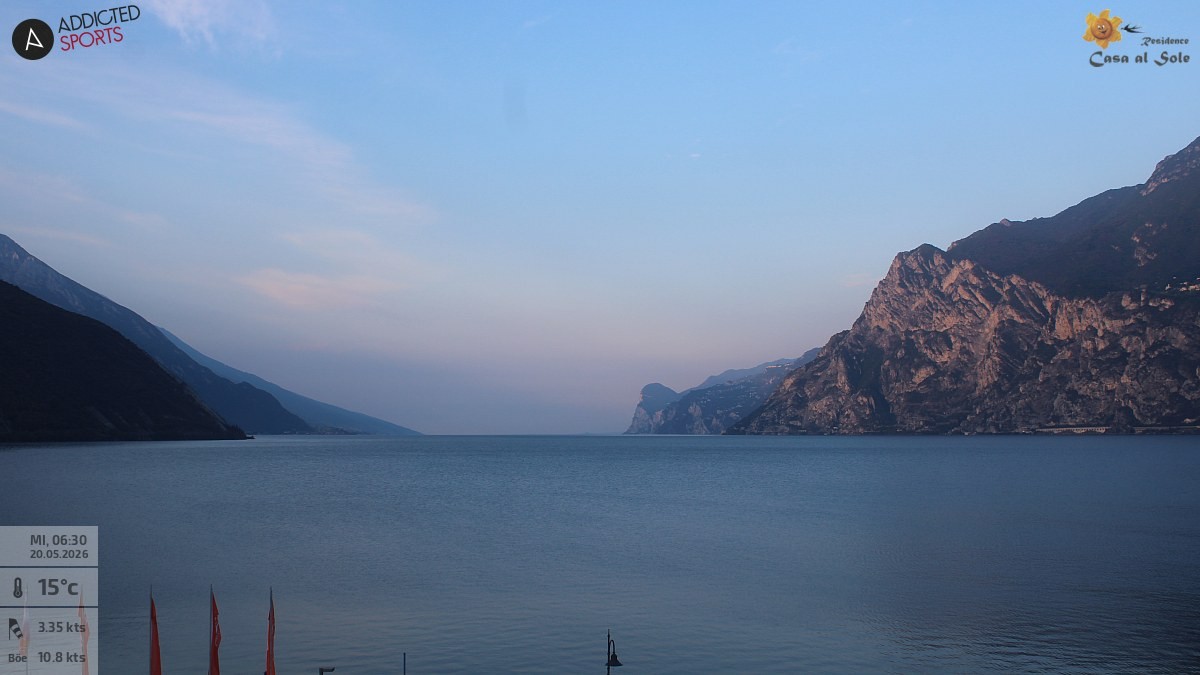 Archived image Webcam Lake Garda: Torbole