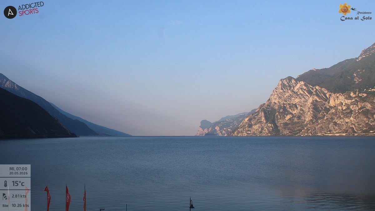 Archived image Webcam Lake Garda: Torbole