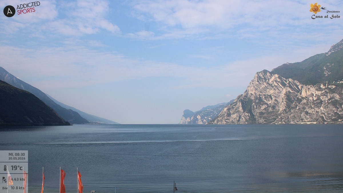 Archived image Webcam Lake Garda: Torbole
