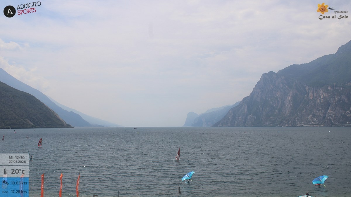 Archived image Webcam Lake Garda: Torbole
