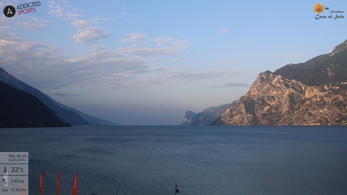 Archived image Webcam Lake Garda: Torbole