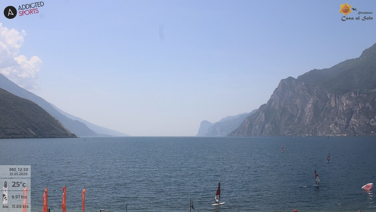 Archived image Webcam Lake Garda: Torbole