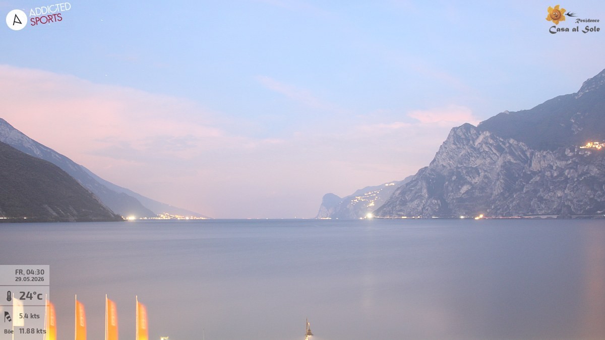 Archived image Webcam Lake Garda: Torbole