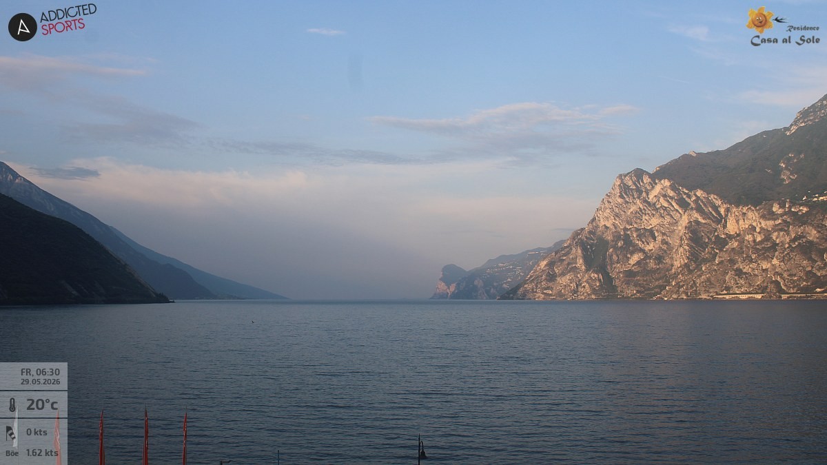 Archived image Webcam Lake Garda: Torbole