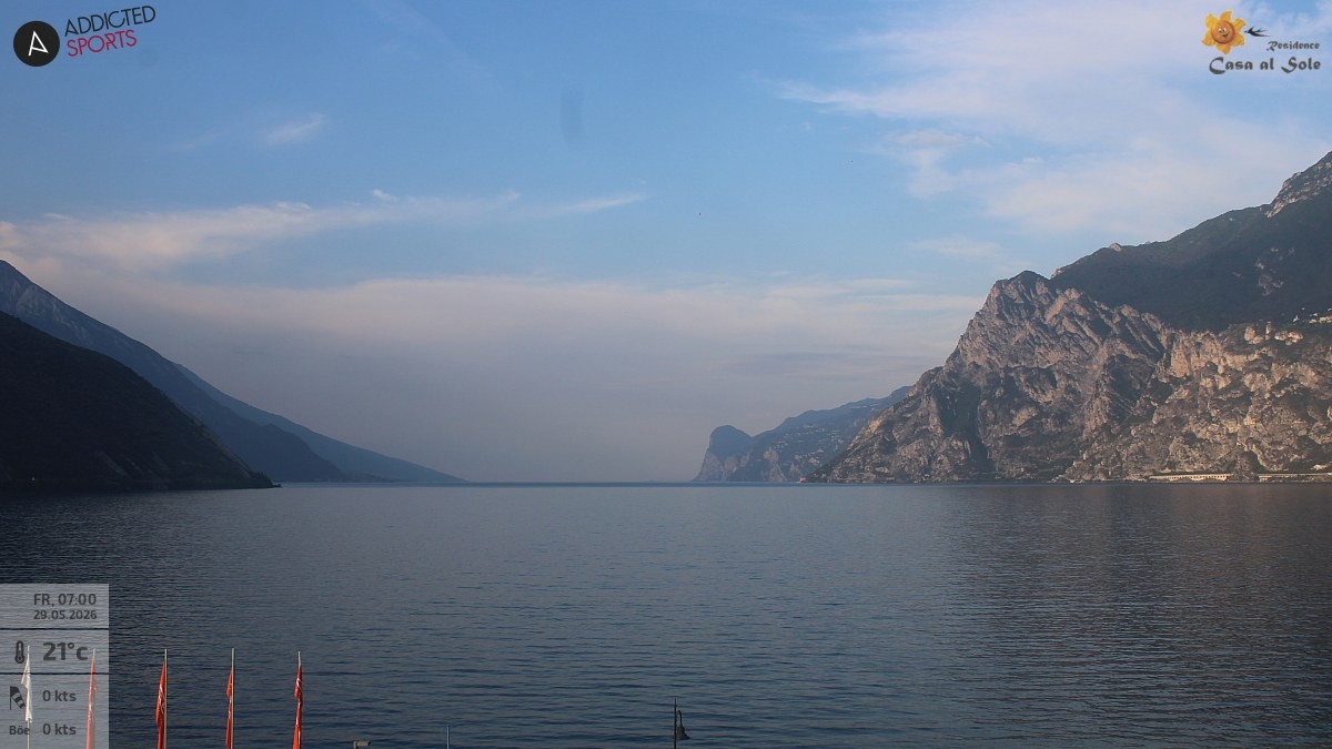 Archived image Webcam Lake Garda: Torbole