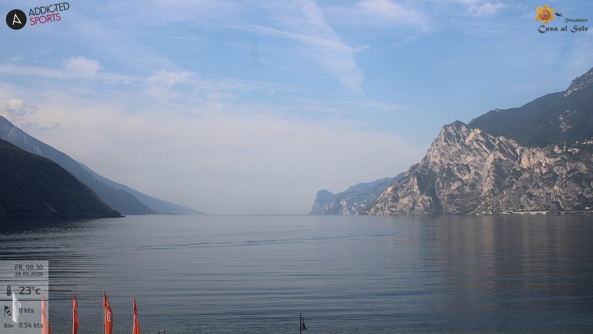 Archived image Webcam Lake Garda: Torbole