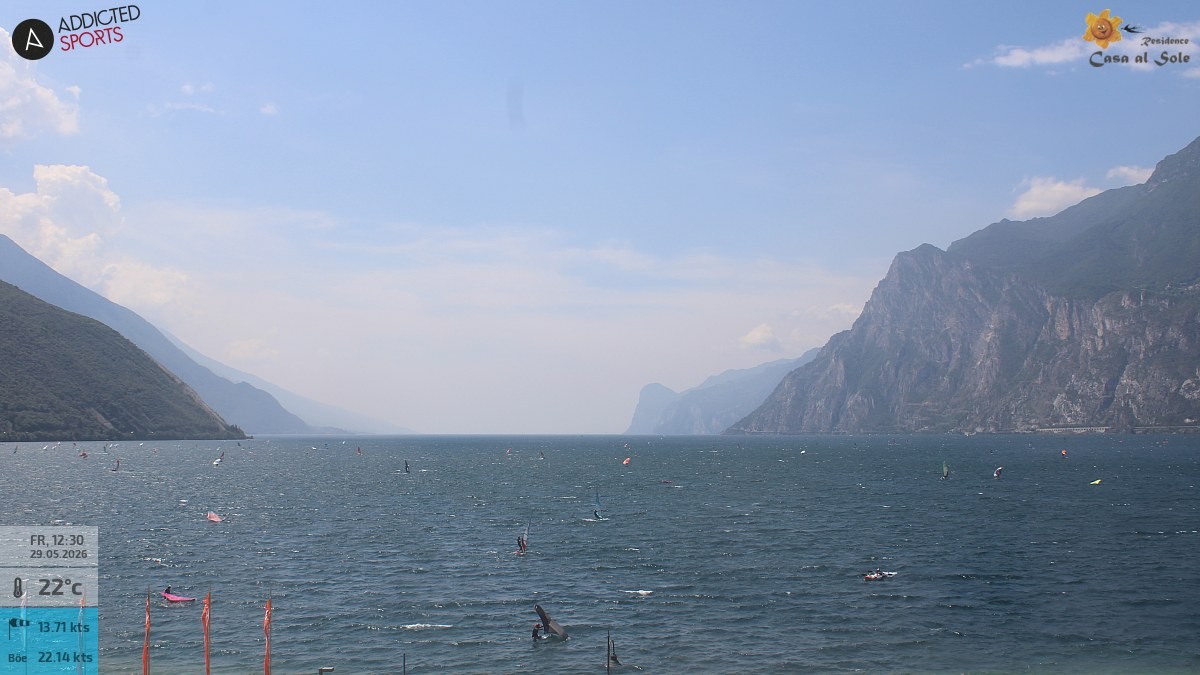 Archived image Webcam Lake Garda: Torbole