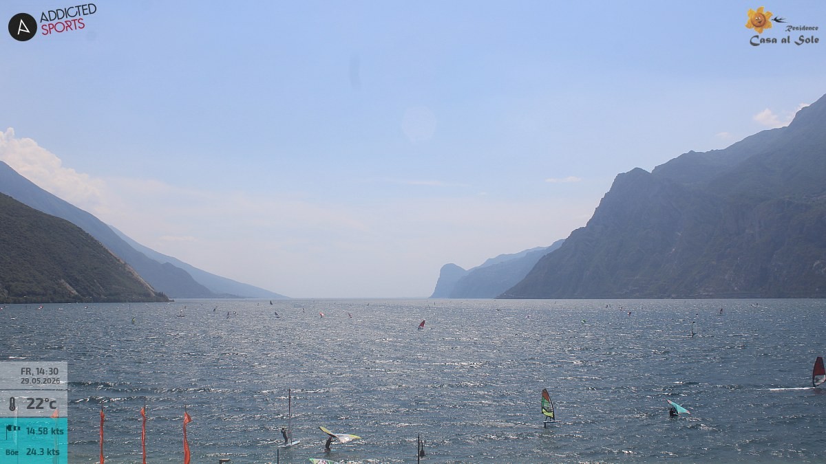 Archived image Webcam Lake Garda: Torbole