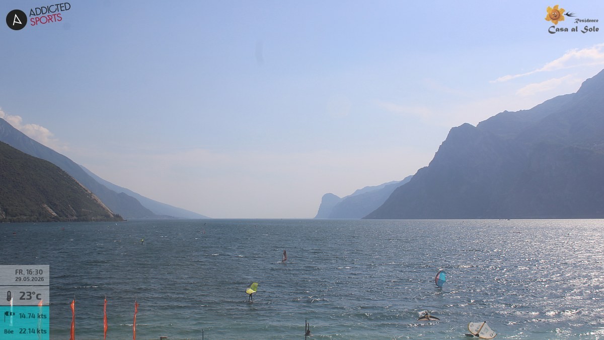 Archived image Webcam Lake Garda: Torbole