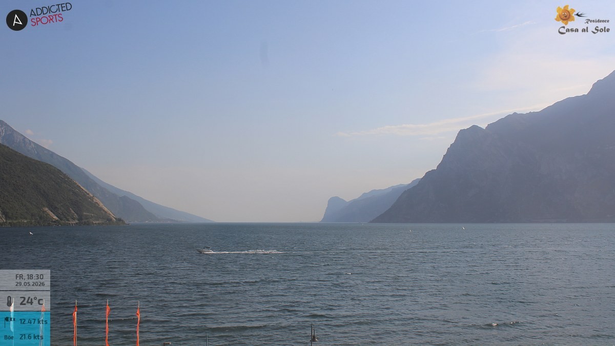 Archived image Webcam Lake Garda: Torbole
