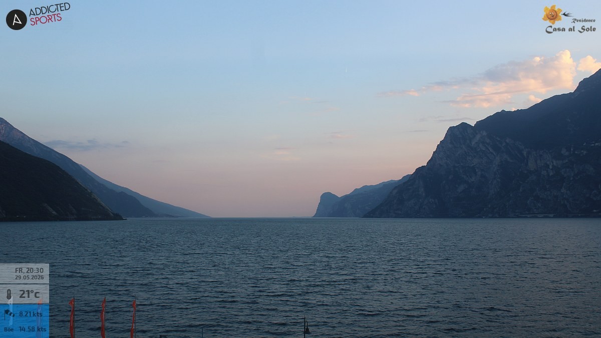 Archived image Webcam Lake Garda: Torbole